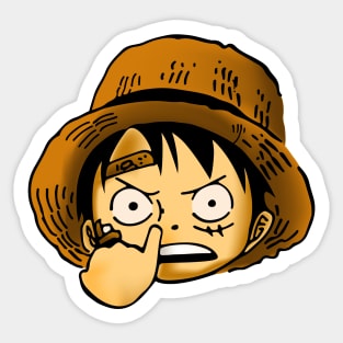 Luffy Childhood Sticker